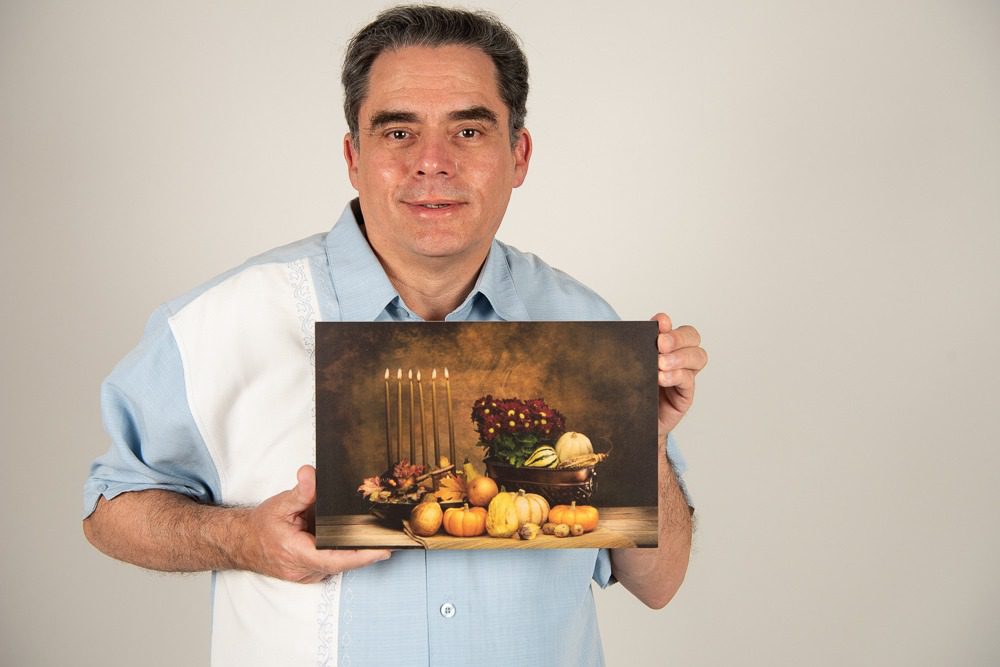 Bobby Izquierdo Holding a Maple Wood Print