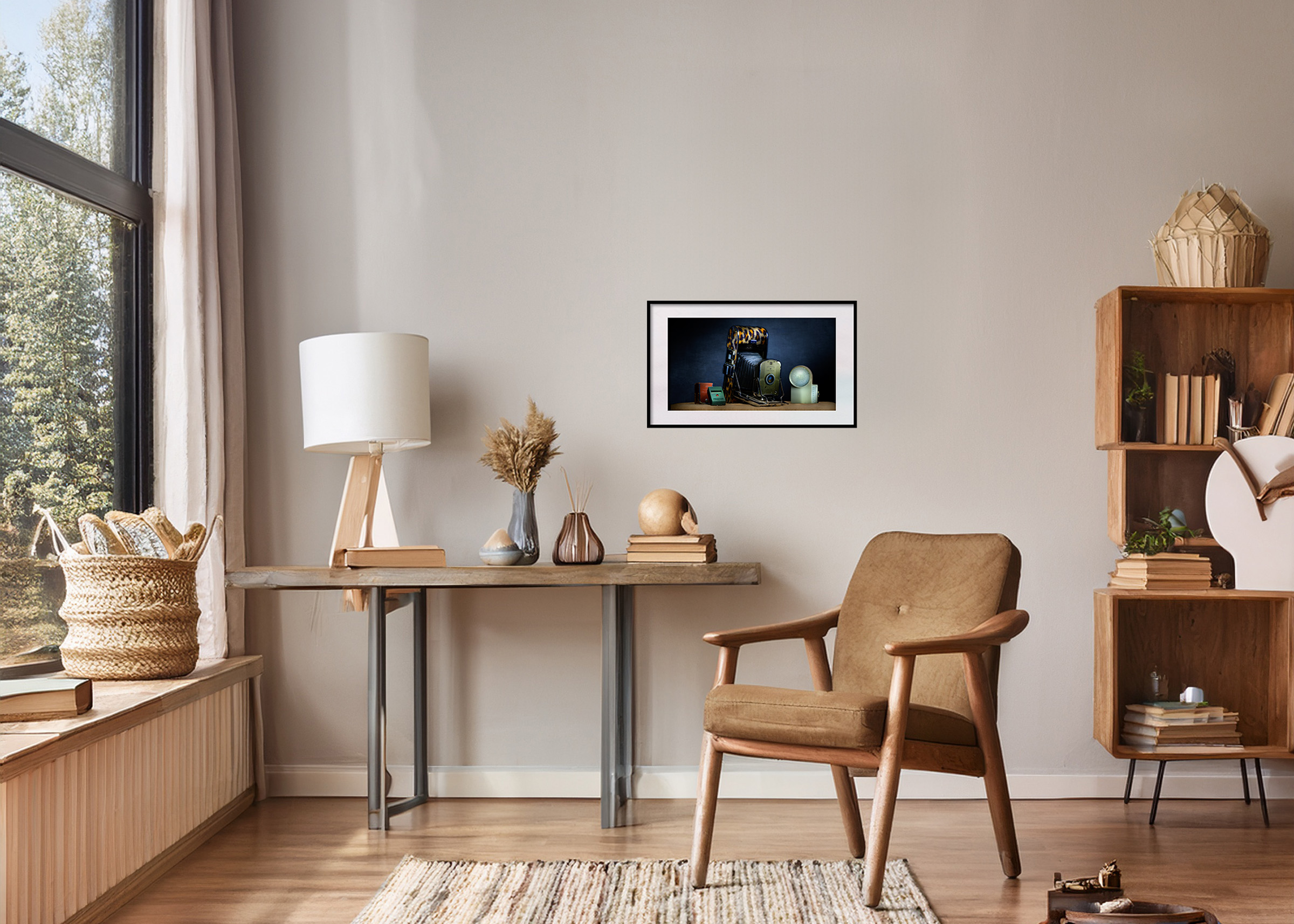 Study - Polaroid Land Camera Leopard - Still Life Light Painting