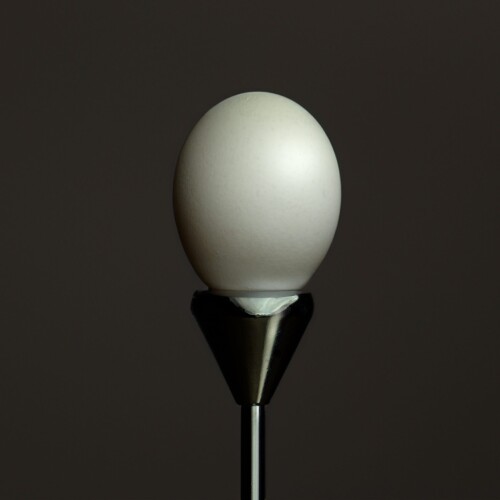 Egg on Pedestal by Bobby Izquierdo