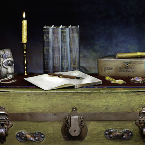 Midnight Cuban Diaries Midnight Cuban Diaries still life light painting by Bobby Izquierdo
